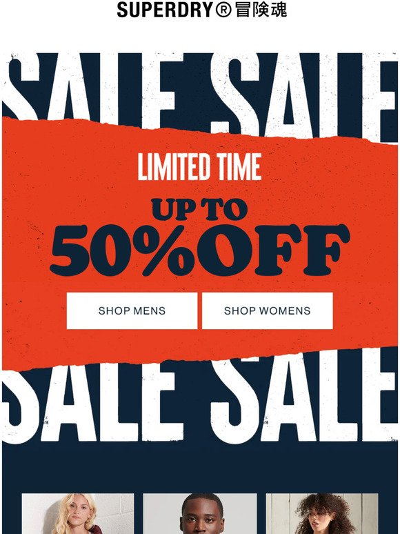  LIMITED TIME LEFT  UP TO 50% OFF