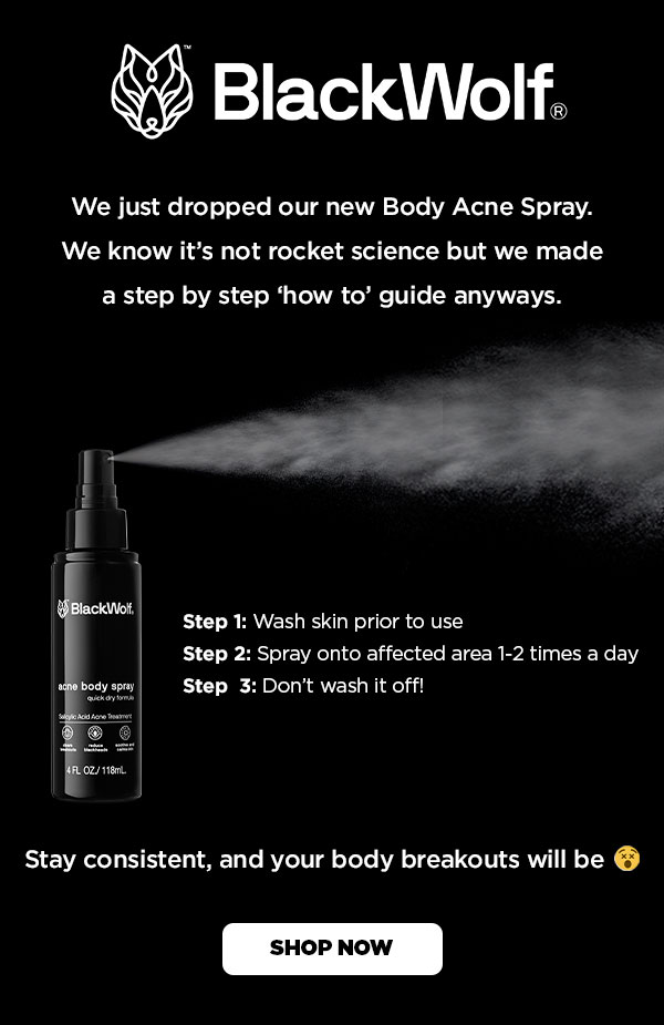 Black Wolf Nation Banish Body Breakouts Milled