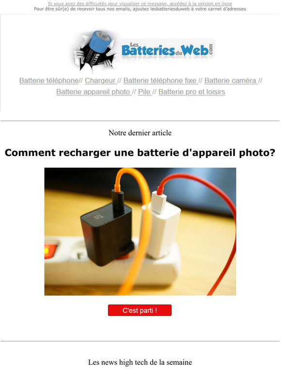 Newsletter Fevrier 2022 | Article, test et promotion