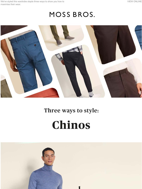 moss bros chinos