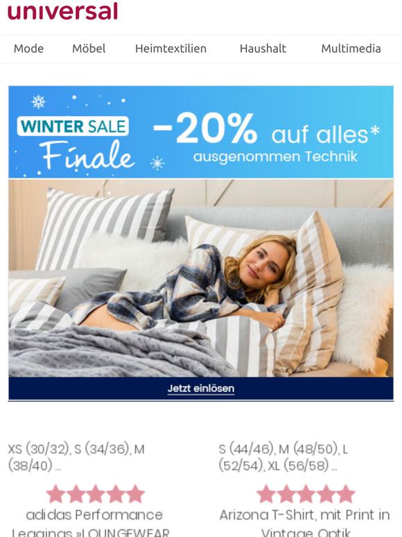 Otto 20 auf alles* zum Wintersale Finale Milled