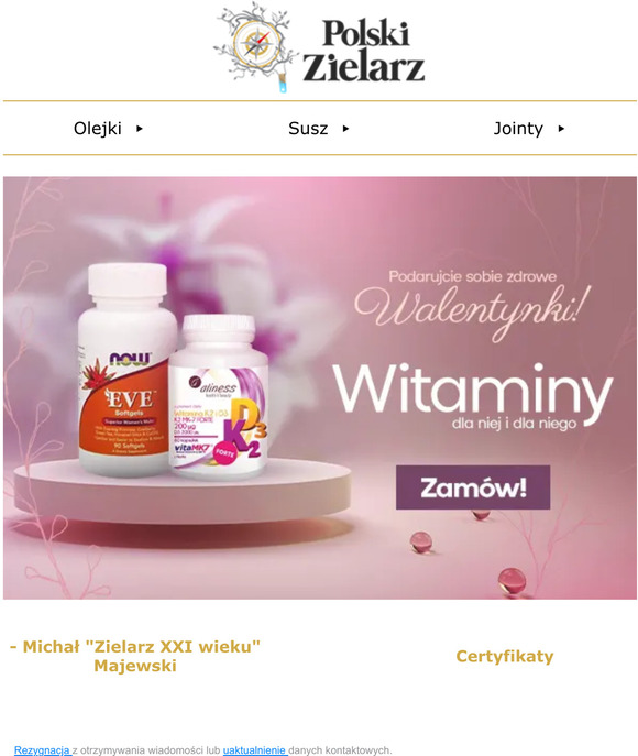 Zdrowe Walentynki z Polskim Zielarzem!   Sprawd! 