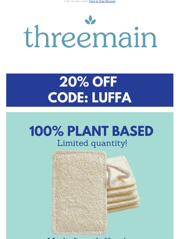 20% off our best all natural sponge