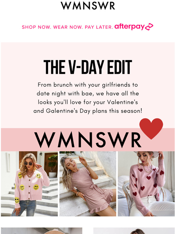 Better Than Roses: Shop the V-Day Edit from WMNSWR