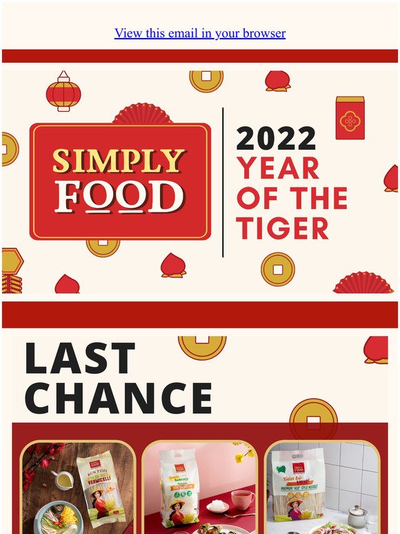 LAST DAY FOR 25% OFF ON SIMPLY FOOD PRODUCTS!