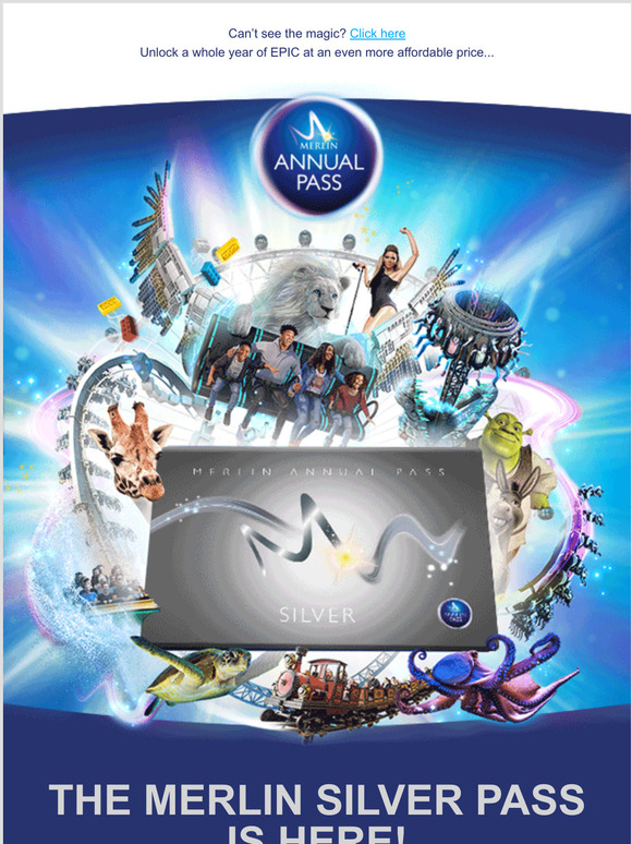 alton towers THE MERLIN SILVER PASS IS HERE! Milled
