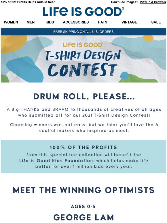 21 Tee Design Winners 