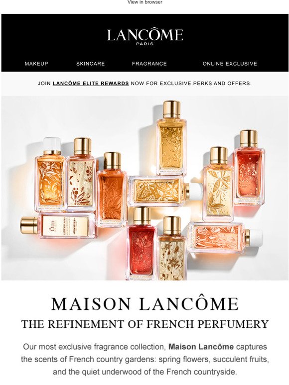 Discover our most exclusive fragrance collection