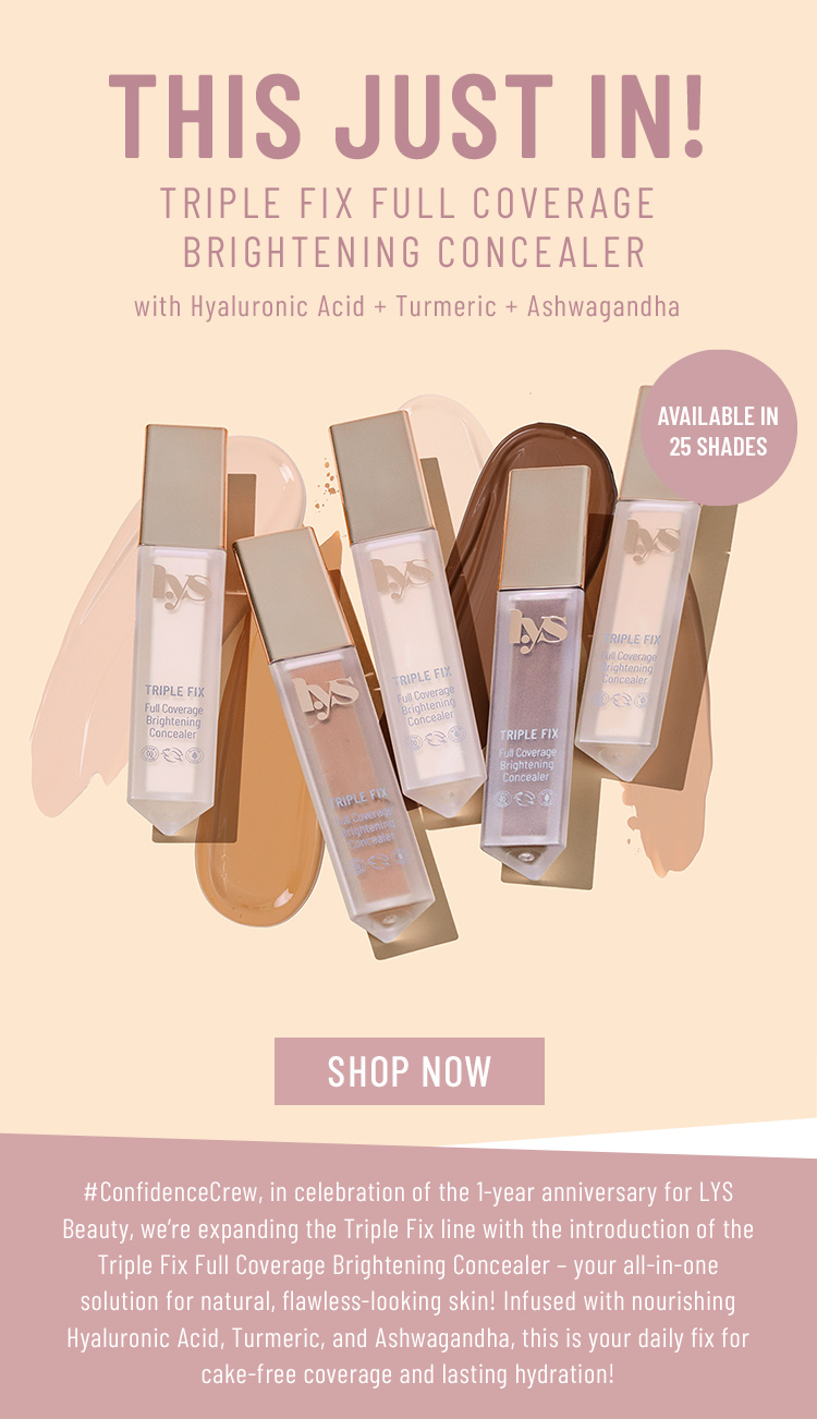 Triple Fix Full Coverage Brightening Concealer