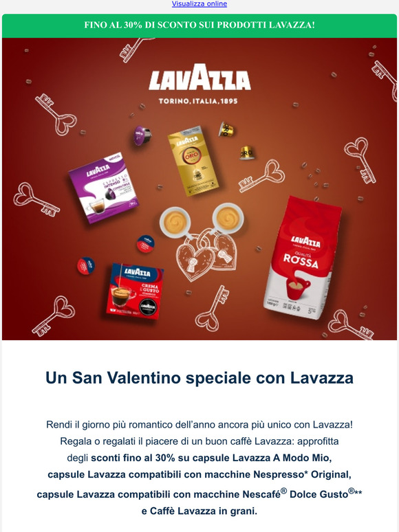 Sconto 2x1  Capsule compatibili NESPRESSO®