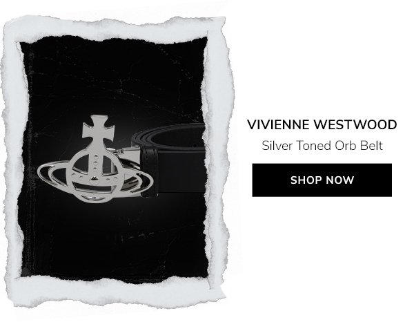 Vivienne Westwood silver toned orb belt
