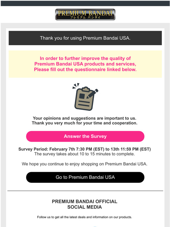 bandai premium usa