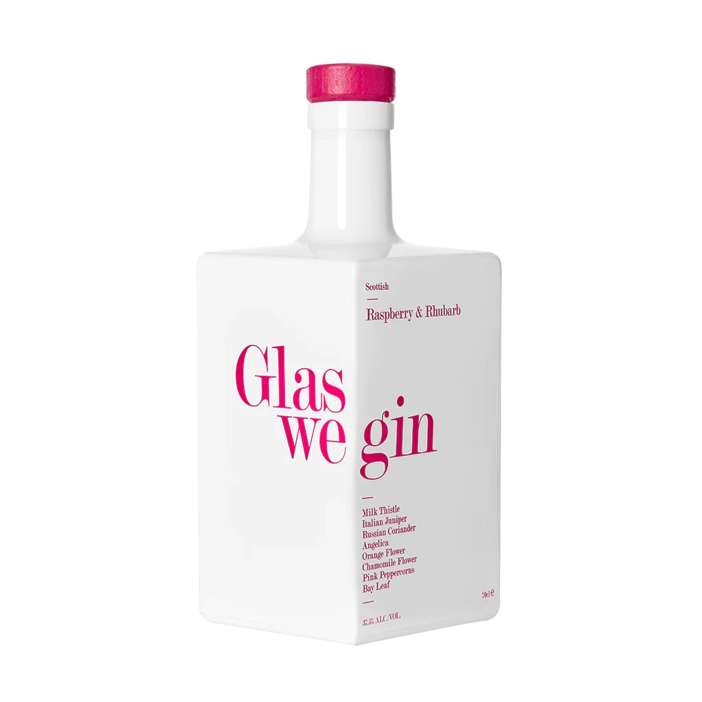 Image of Glaswegin Raspberry & Rhubarb Gin 70cl