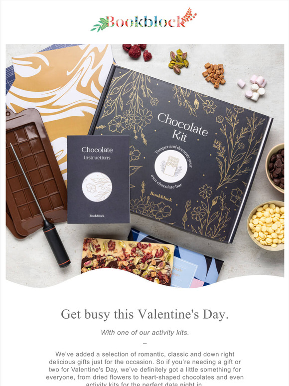 Get busy this Valentine's Day  15% off activity kits