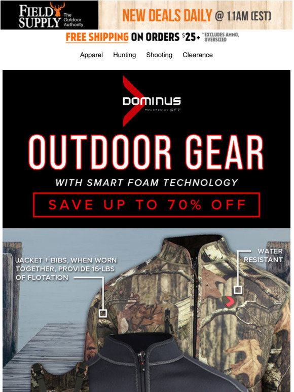 Field Supply: For outdoorsmen only: Dominus Outdoor Gear up to 70% off ...