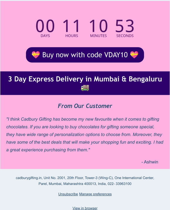 Chocolate lover, Limited stocks at your favourite gifting store