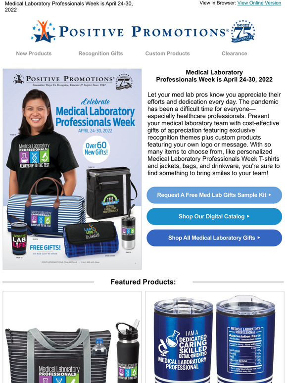 Positive Promotions Request A Free Medical Laboratory Gifts Sample Kit