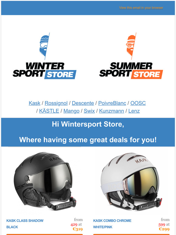 Kask Skihelmet Sale - Big discounts