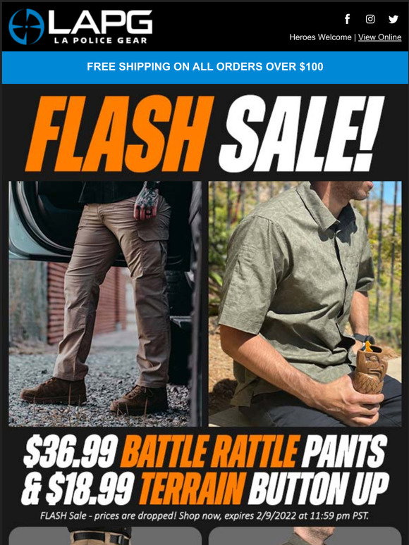 LA Police Gear: $36.99 Battle Rattle 