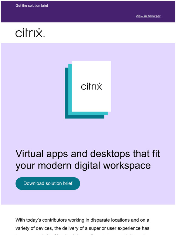 Give your workforce the freedom to work securely on any device