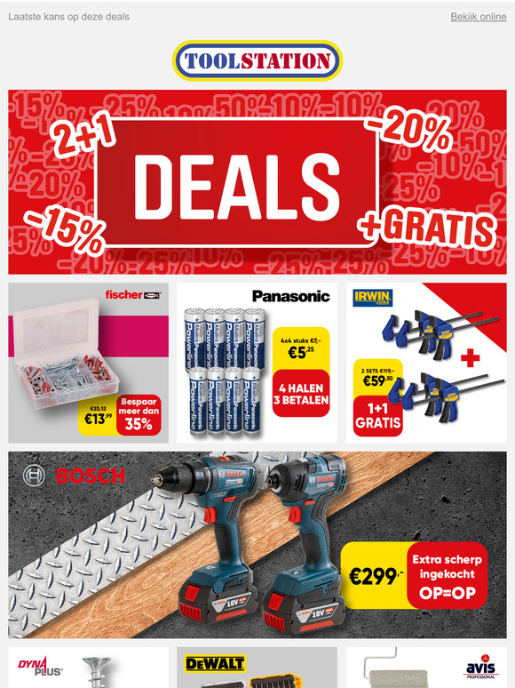 Toolstation.nl Laatste kans op deze deals Milled