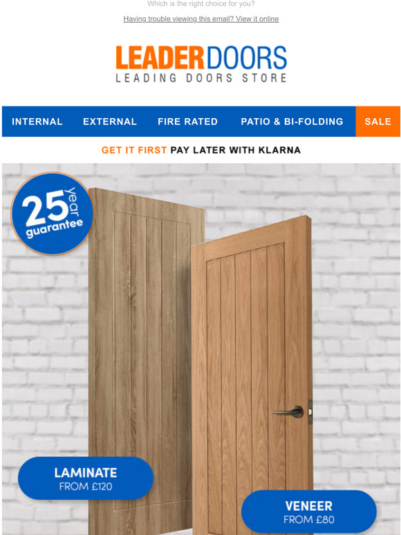 Leader Doors Veneer vs laminate doors Milled