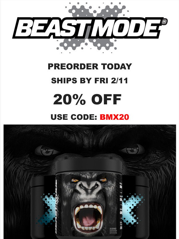 Beast Sports Nutrition: The NEW Beast Mode X - Preorder Now | Milled