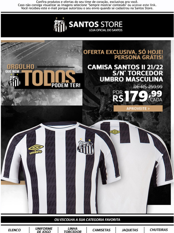  S HOJE CAMISA II  R$ 179,99 COM PERSONA GRTIS