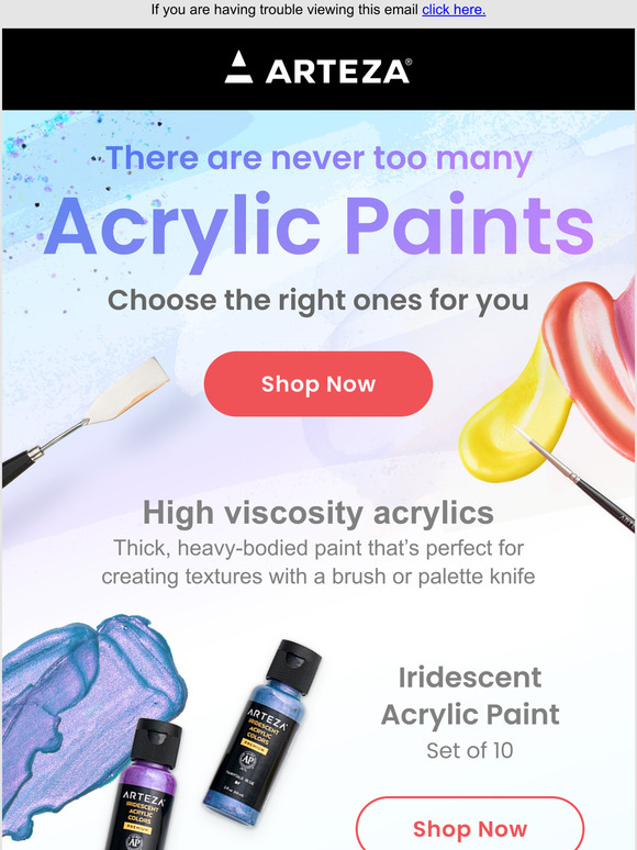 Arteza® Art Supplies Email Newsletters Shop Sales, Discounts, and