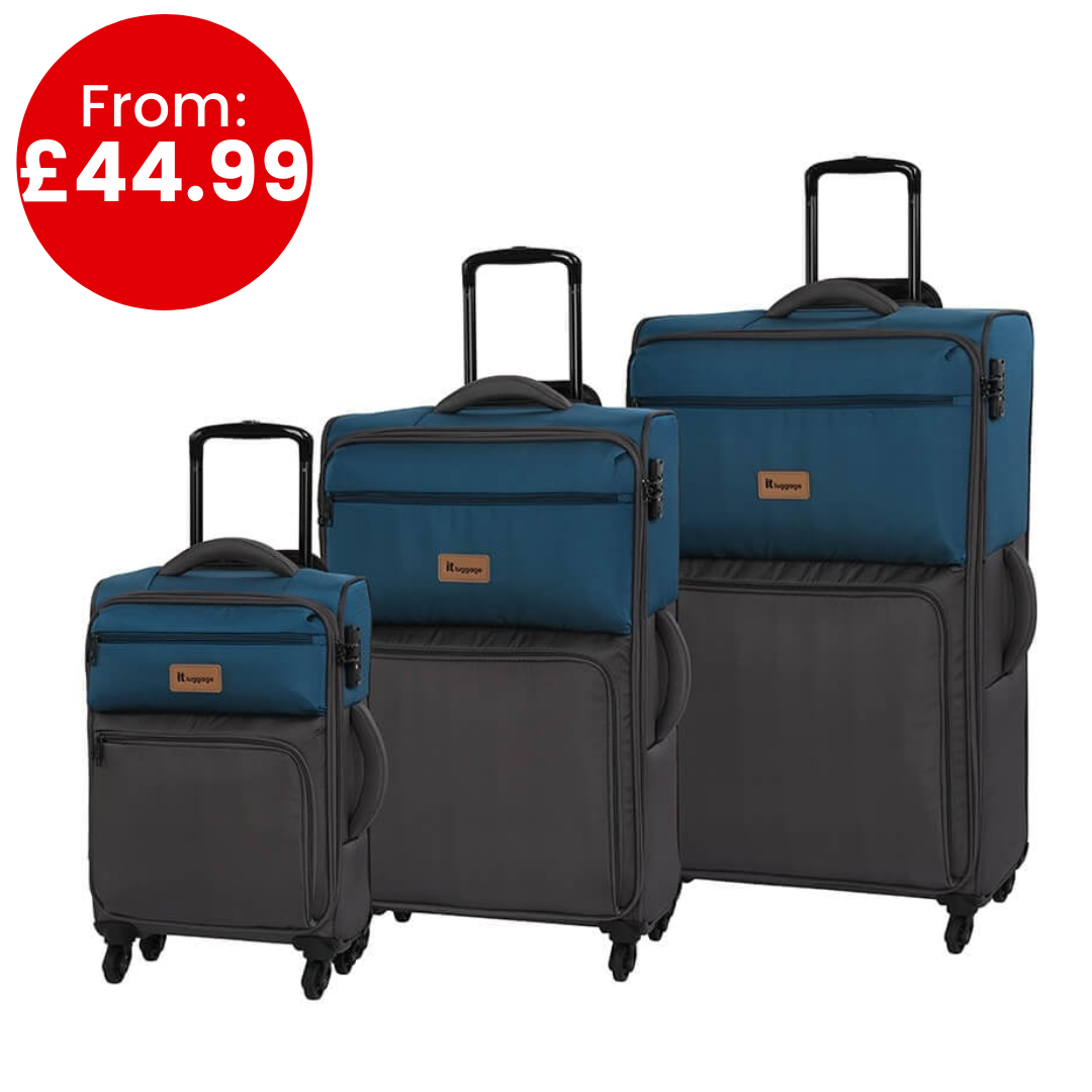 4 Wheel Moroccan Blue & Magnet Eva Luggage