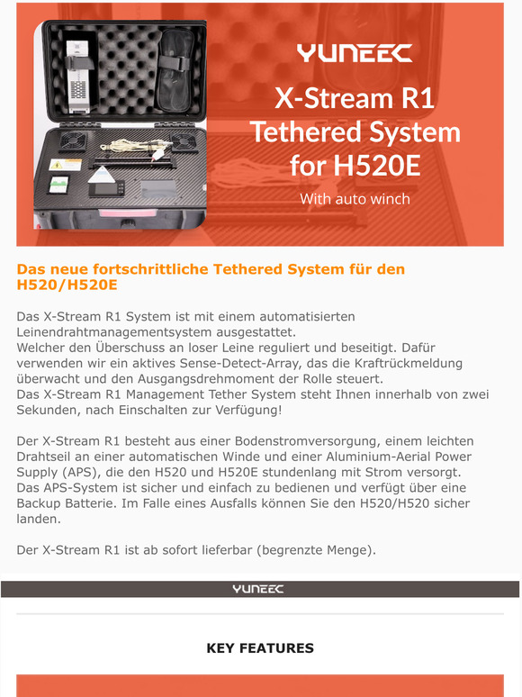 Das neue fortschrittliche Tethered System fr den H520/H520E