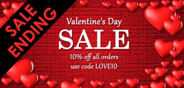 Valentine's Day Sale ending soon