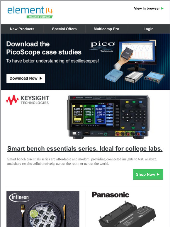 Discover our portfolio of electronic components