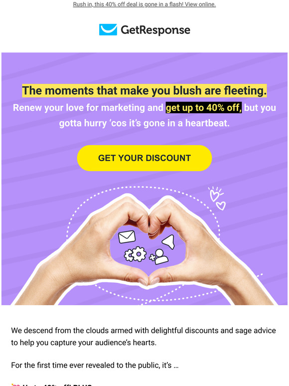 Love struck your inbox! 