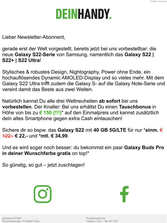 Samsung Weltneuheit im Mega-Deal: Die Galaxy S22-Serie ist da
