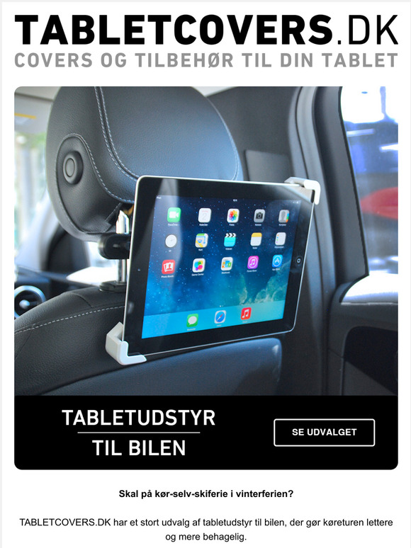 Tabletudstyr til bilen