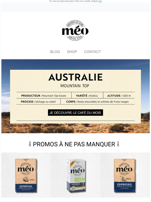 Nouveau  Dcouvrez le Moutain Top : un caf qui vous emmnera jusqu'en Australie