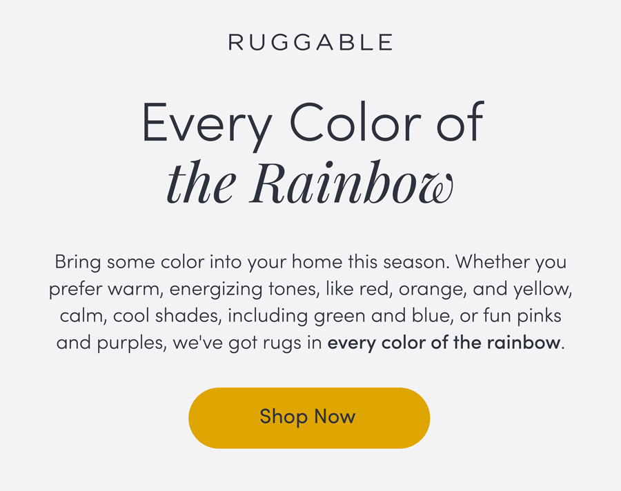 Ruggable Every Color of the Rainbow Milled