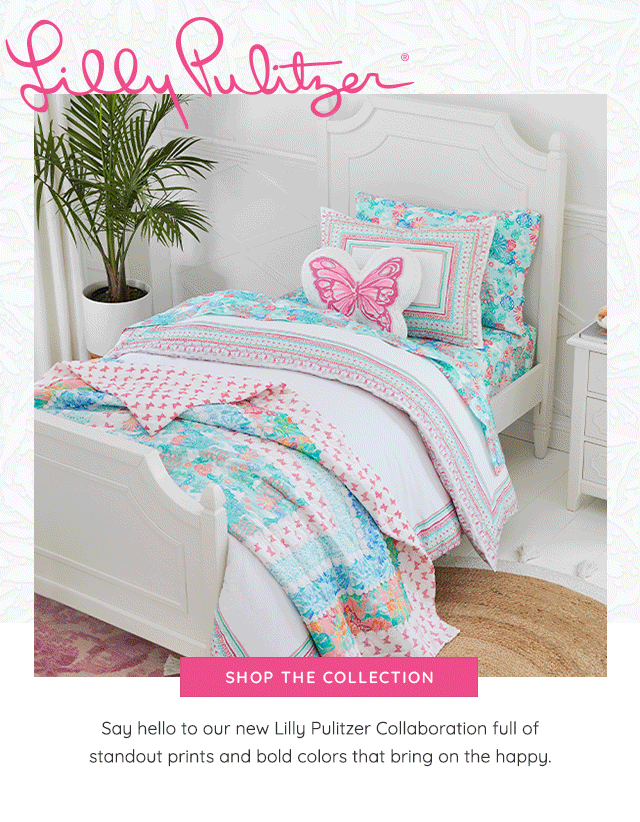 West Elm Our new Lilly Pulitzer Collab is here! Milled