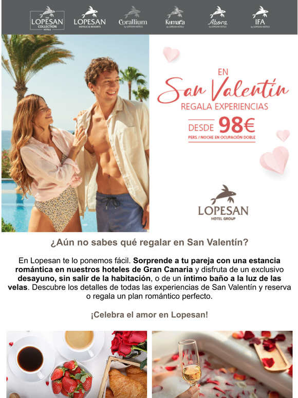  En San Valentn, regala experiencias 