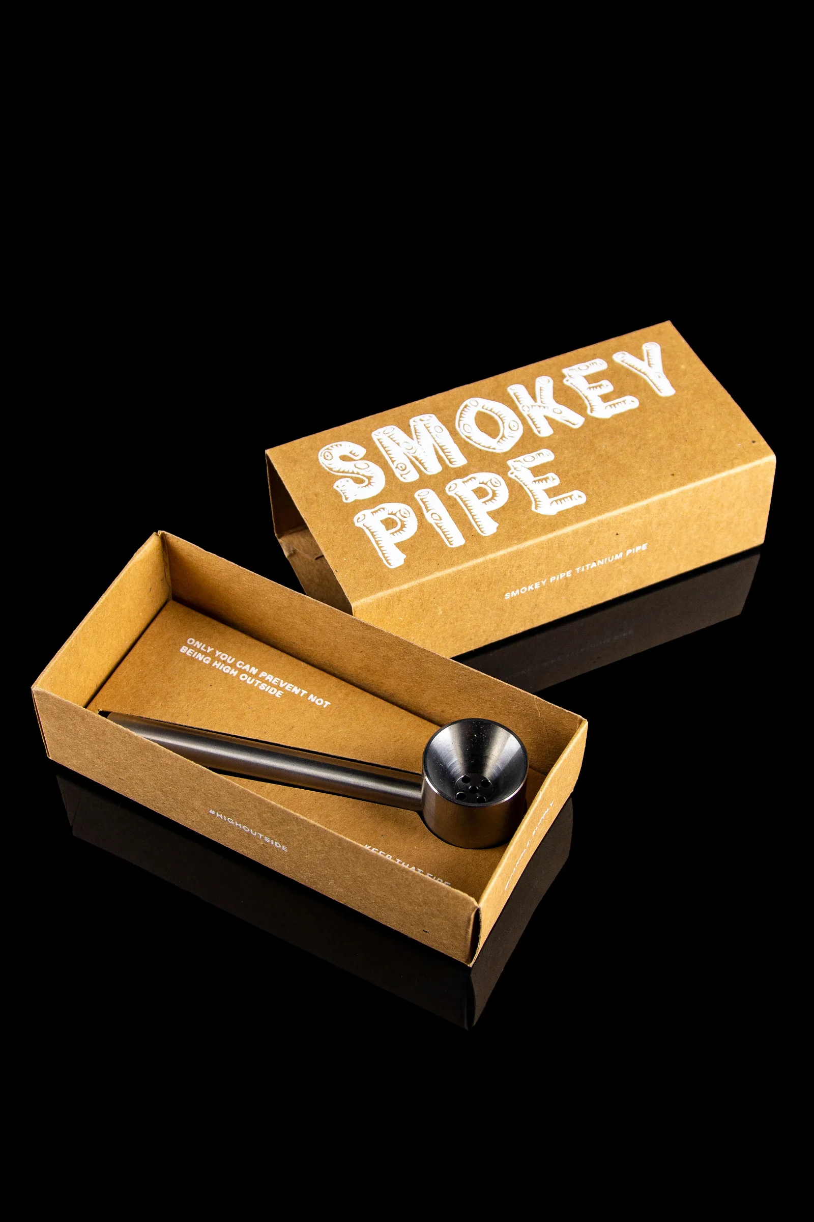 Image of Dangle Supply Titanium Hand Pipe - Smokey