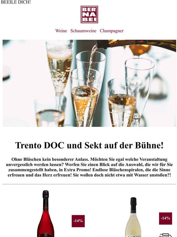 WOW (-18%) Sekt gegen Trento DOC 