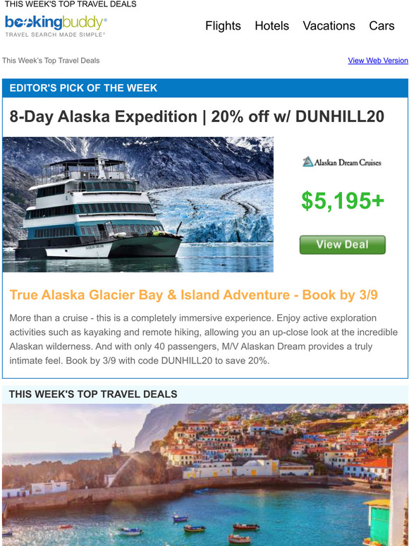 THIS WEEK'S TOP TRAVEL DEALS