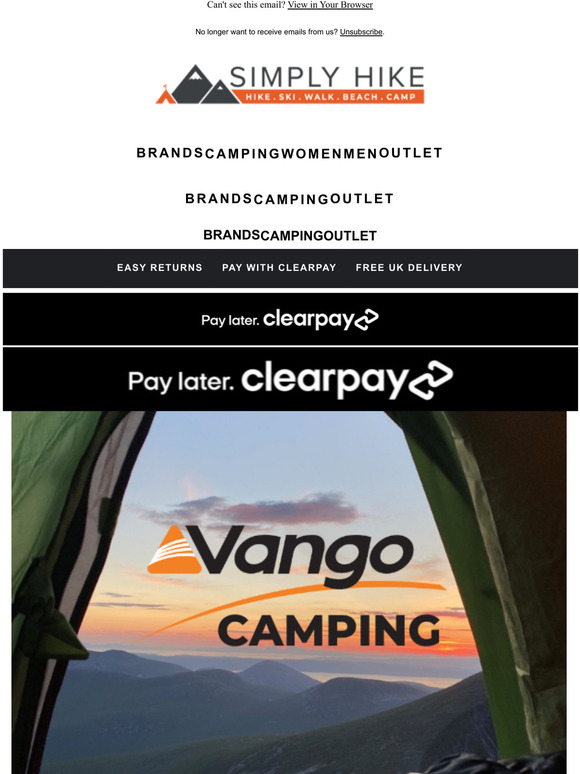 Vango are getting you ready for camping season