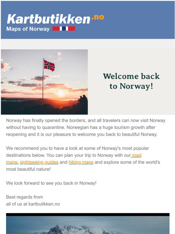Welcome back to Norway 