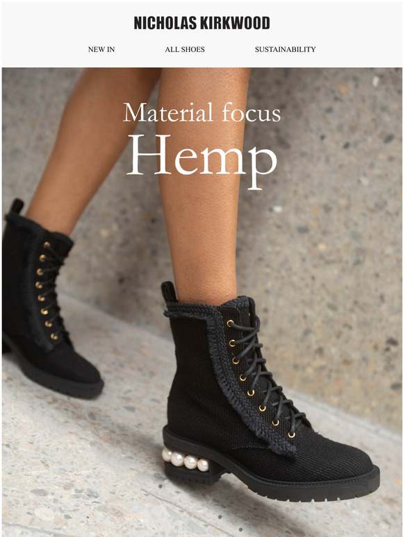 Nicholas Kirkwood - Casati Combat Boots - Women - Merino/Hemp - 35