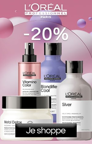 -20% sur une sélection de gammes Série Expert de L'Oréal Professionnel : Vitamino Color, Silver, Blondifier et Metal Detox