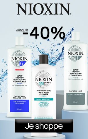 Jusqu'à -40% sur Nioxin