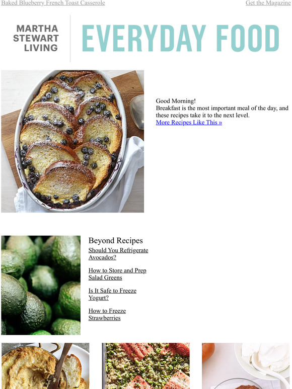 Martha Stewart 18 Easy Breakfast Casseroles Milled