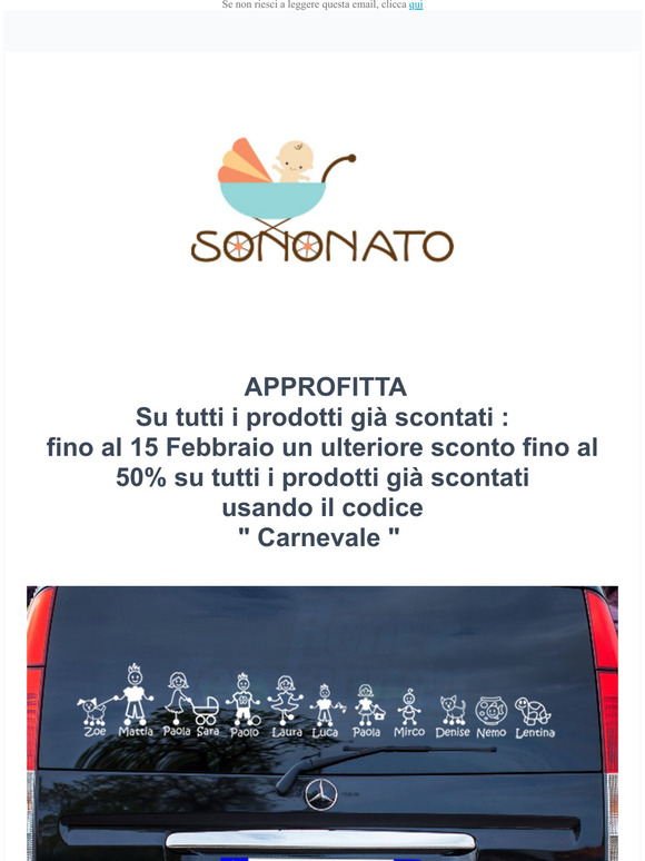 a Carnevale ogni SCONTO vale